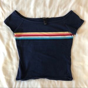 Rainbow Crop Top